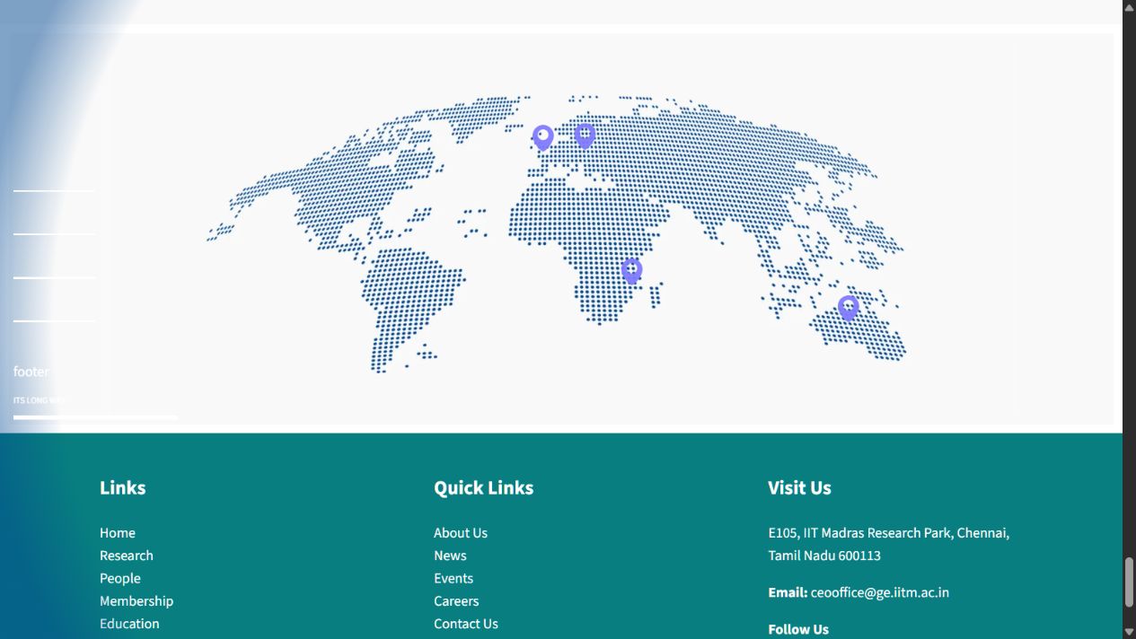 EC international collaboration map with country markers